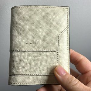 White Marni Bi-fold Wallet